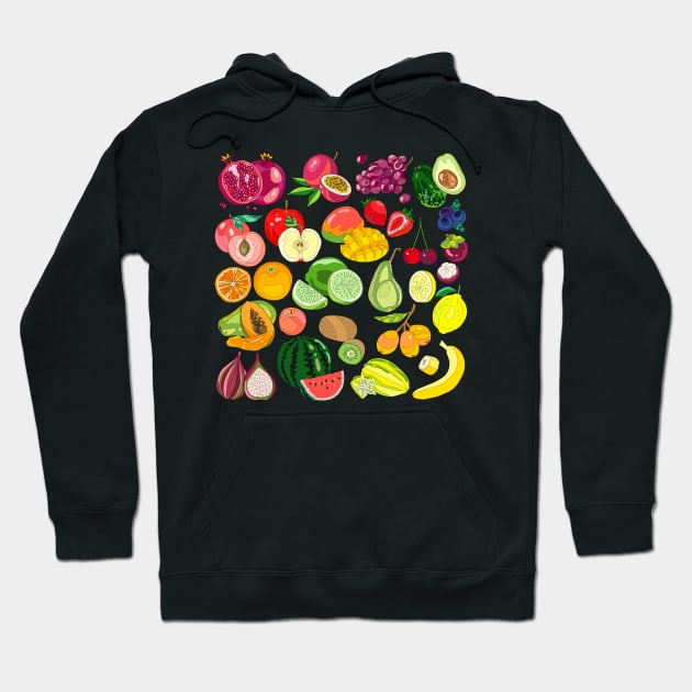 Fruits Paradise Hoodie by lamaisondulapino